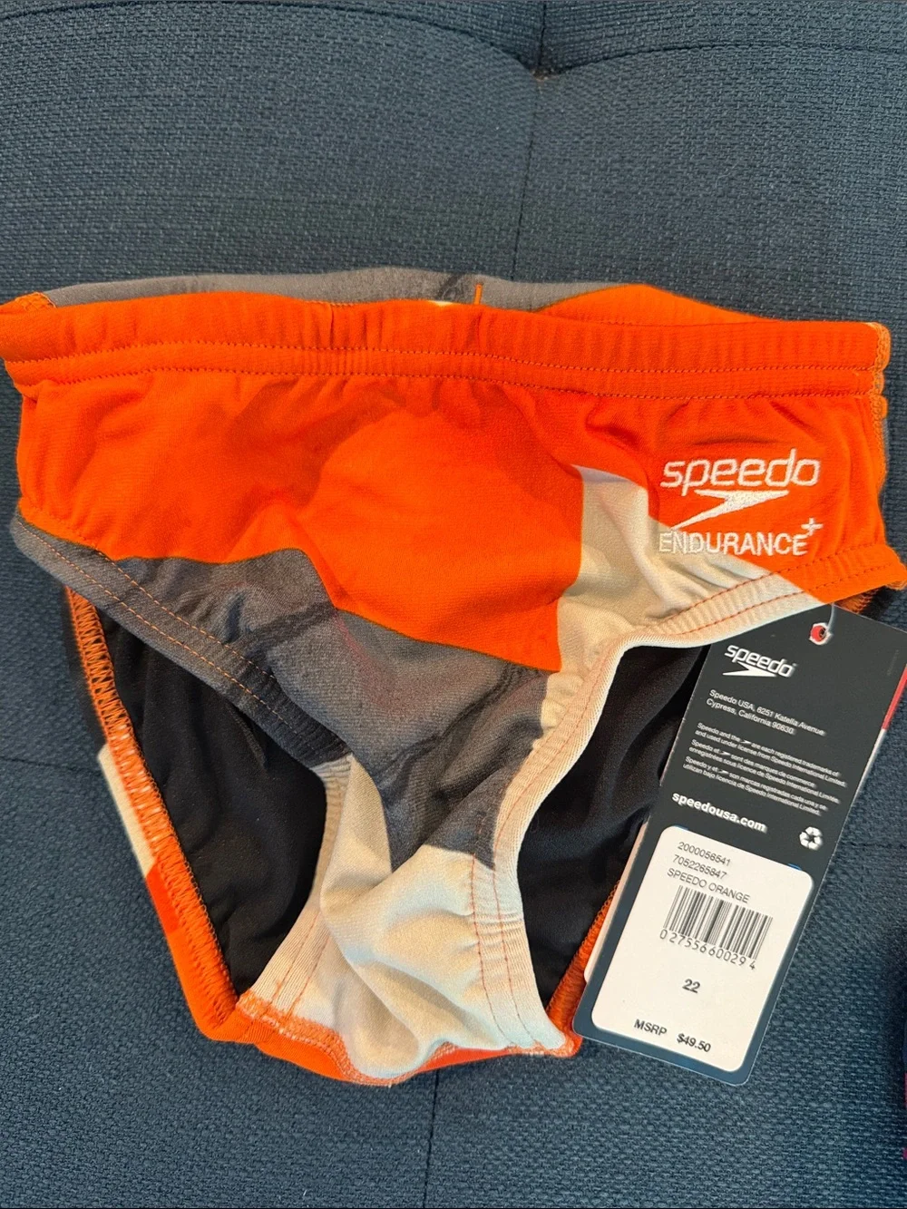 Youth Speedo Endurance+ Swim Briefs Bundle of 3 NEW waist 22 competitive Euro
